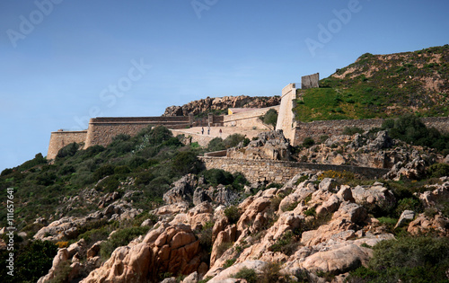 Arbutigi fort. Caprera. La Maddalena archipelago (Sardinia - Italy)