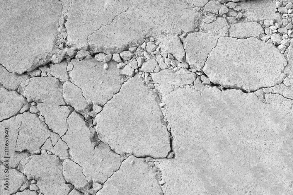 Naklejka premium cracked concrete background