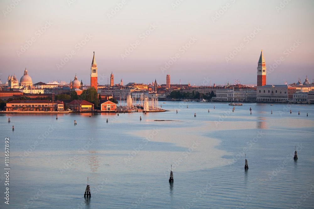Fototapeta premium Venice Lagoon in the early morning