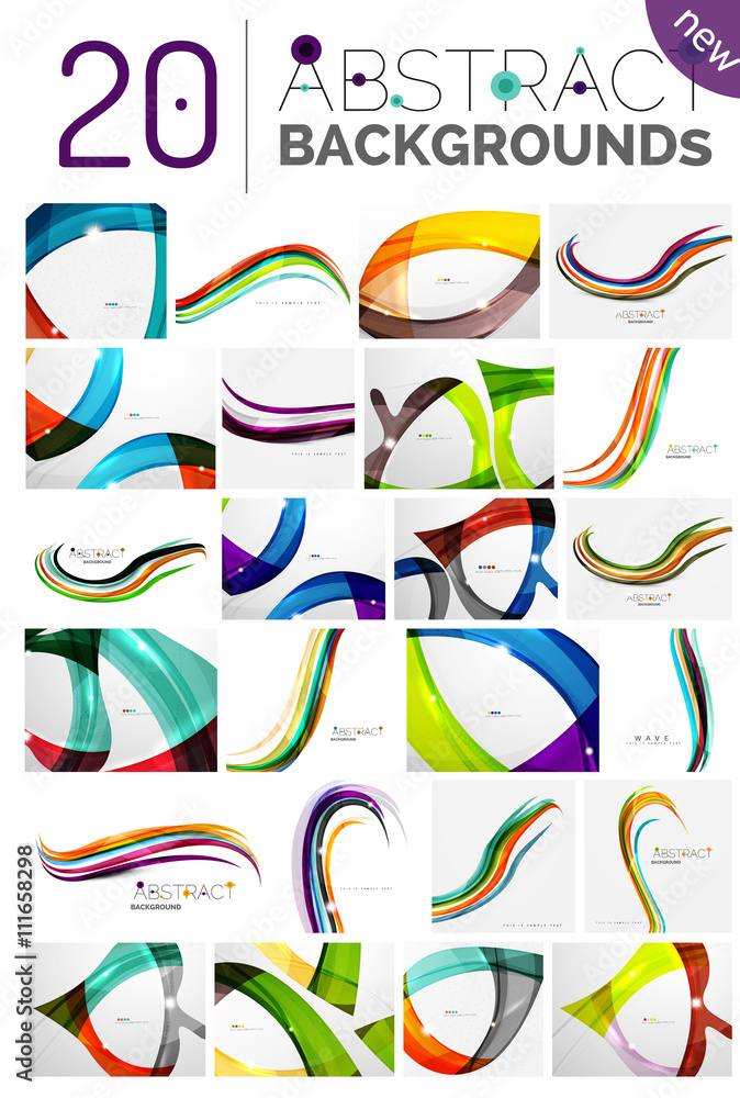 Set of smooth elegant identity waves