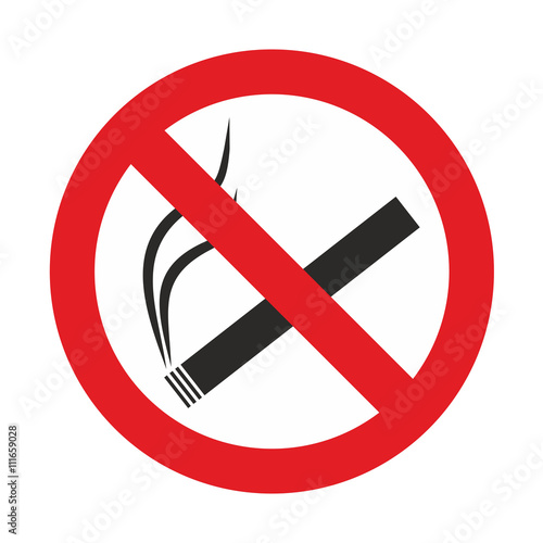 no smoking sign vector