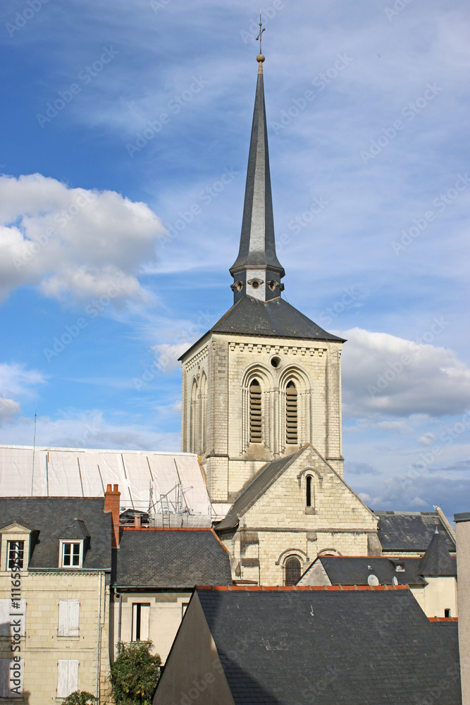 St Peters church in Saumur
