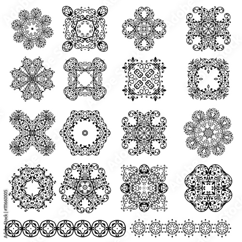 A set of patterns for your creativity, old vignettes, la razkras