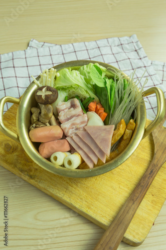 korea hot pot, korean food