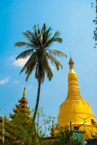 Shwemawdaw Pagoda Paya. Bago in Myanmar. Burma. photo