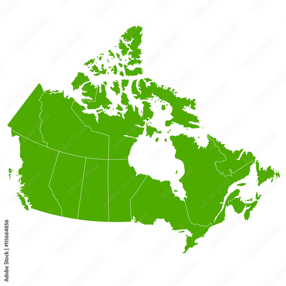 カナダ　地図　国　アイコン