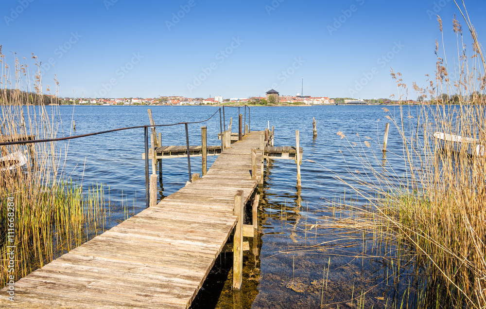 Fototapeta premium Typical Swedish bridge