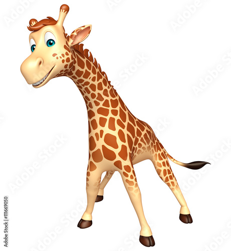 cute Giraffe cartoon character