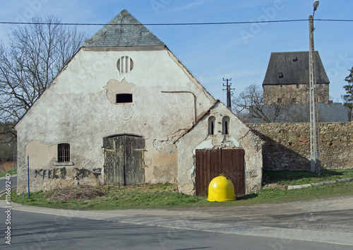 Medieval tower, Siedlecin, Poland photo