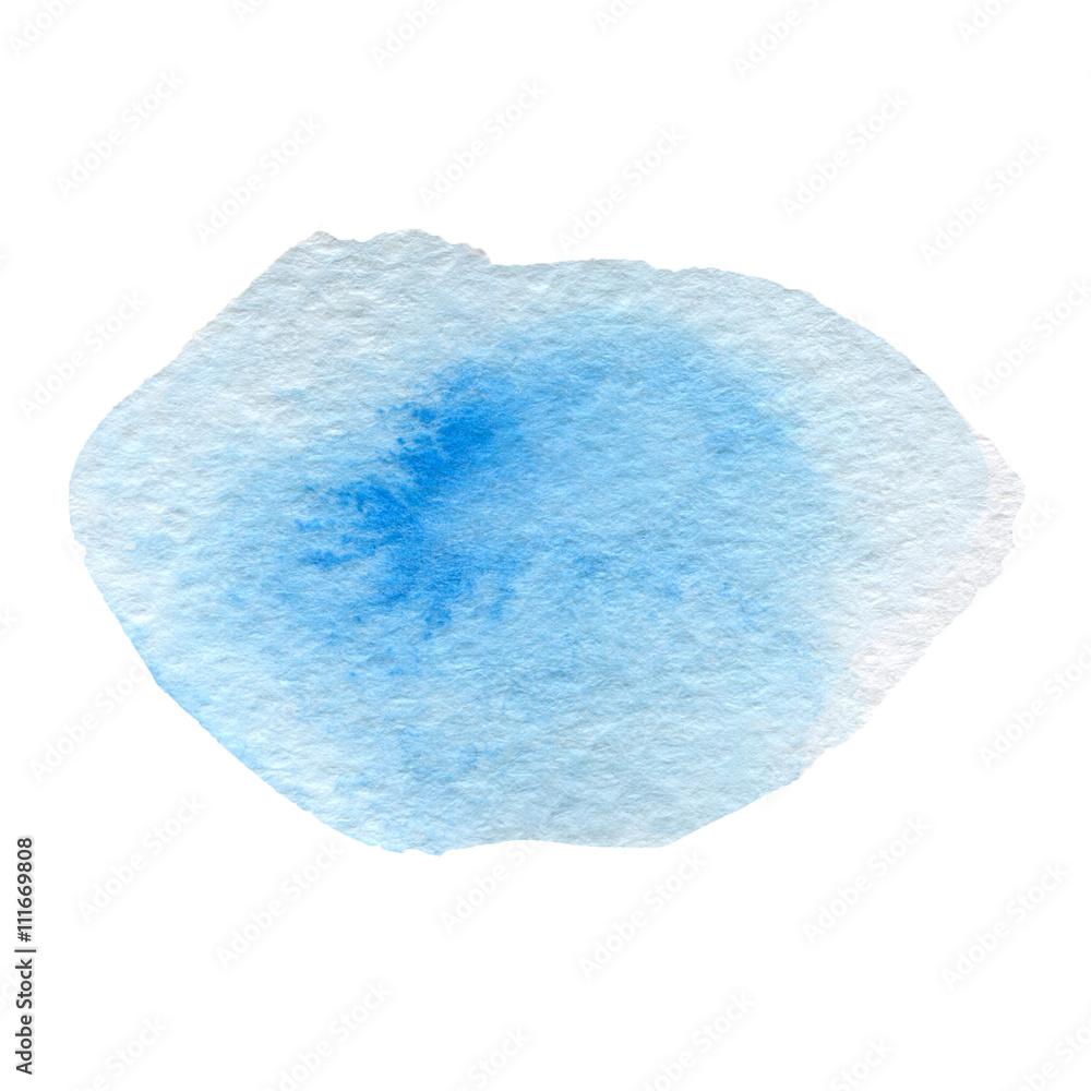 Watercolor blue Background isolated on white Watercolor blue Background isolated on white