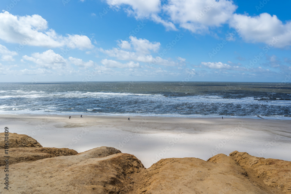 Rote Kliff Nordsee