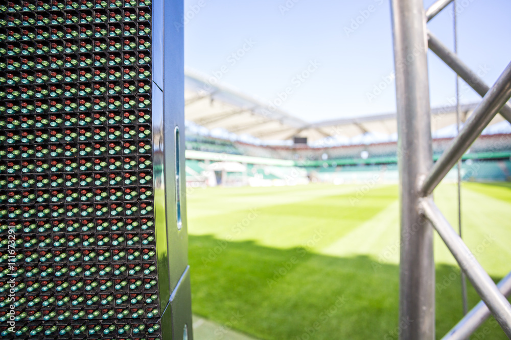 Fototapeta premium Led screen on stadium before an event