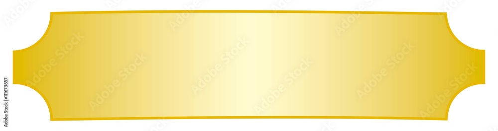 gold plaque illustration on a white background gold plaque illustration on a white background