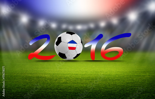 Fußball im Stadion Frankreich