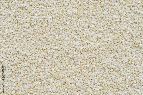 White sesame seed background