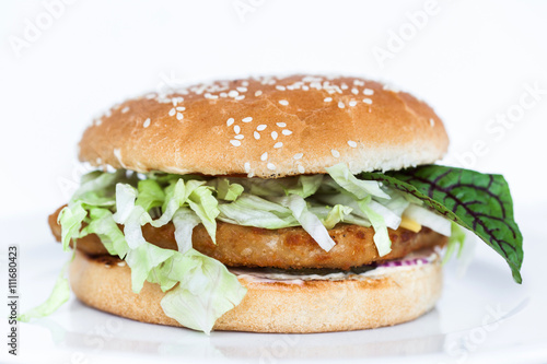 Fresh tasty hamburger
