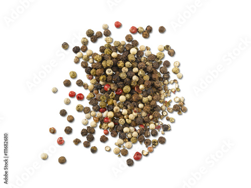 Peppercorn on a white background