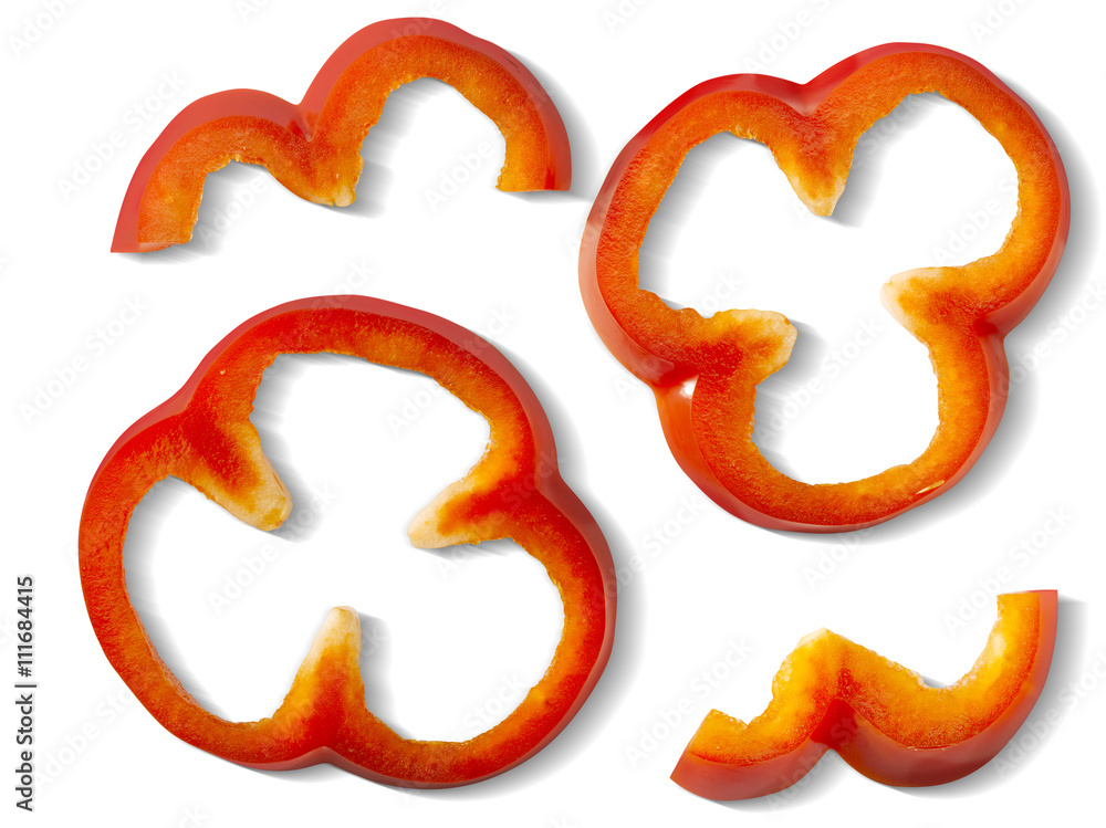 Bell pepper pieces Bell pepper pieces