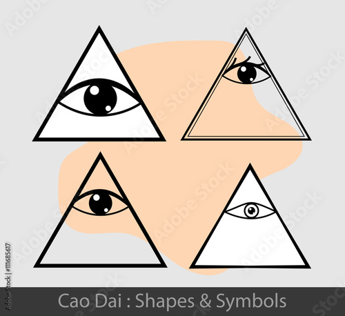 Cao Dai Symbols photo