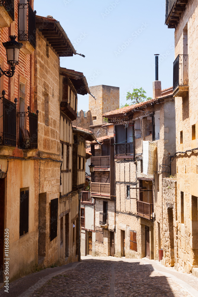 Old narrow street  in Frias