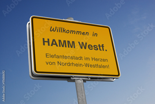 Canvas Print Willkommen in Hamm Westfalen
Elefantenstadt im Herzen von Nordrhein-Westfalen