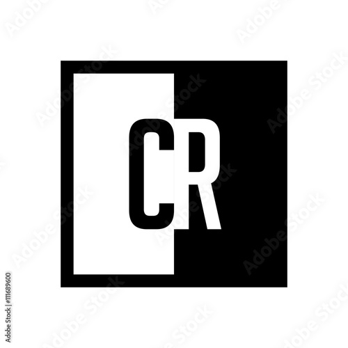initial square half logo