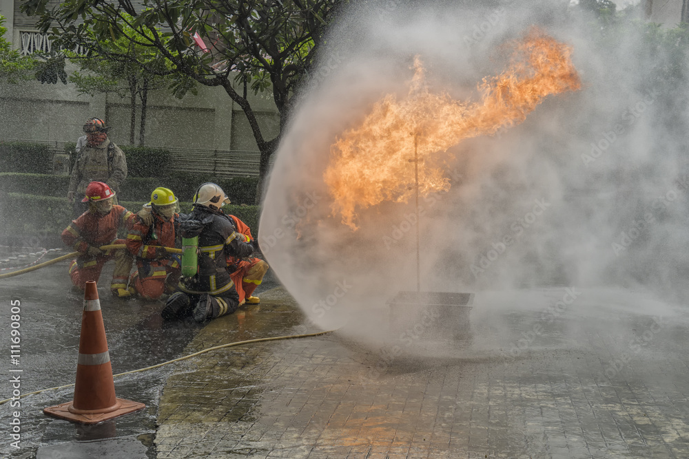 fire drill in day in thailand fire drill in day in thailand