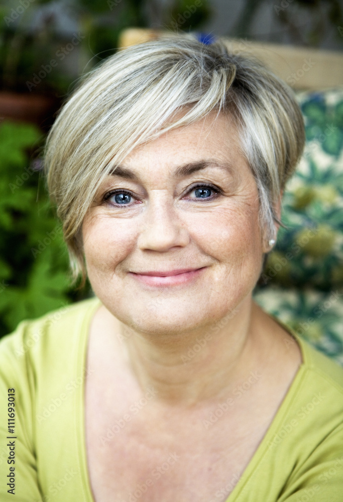Portrait of a woman, Sweden. Portrait of a woman, Sweden.