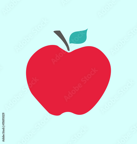 red apple