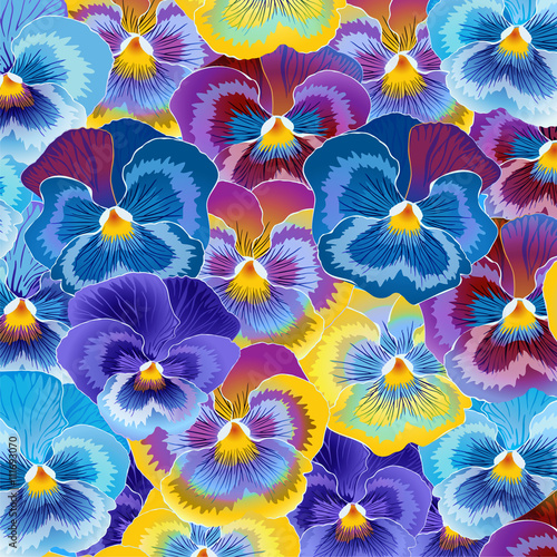 Background of violets