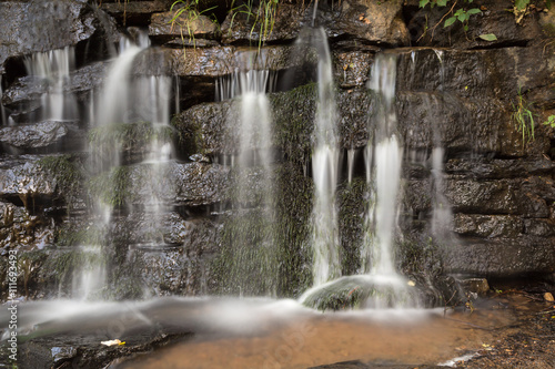 Waterfall at mill dam overflow