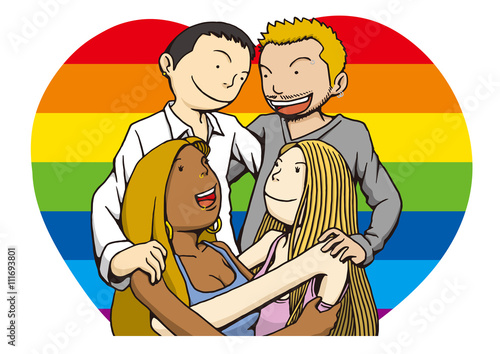 〝LGBT〟のイメージイラスト