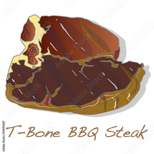 Steak BBQ vector