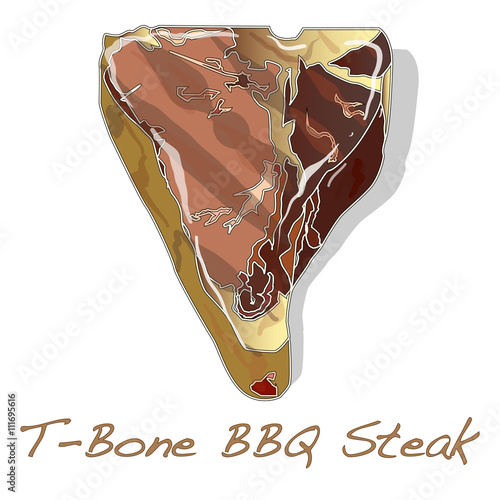 Steak BBQ vector
