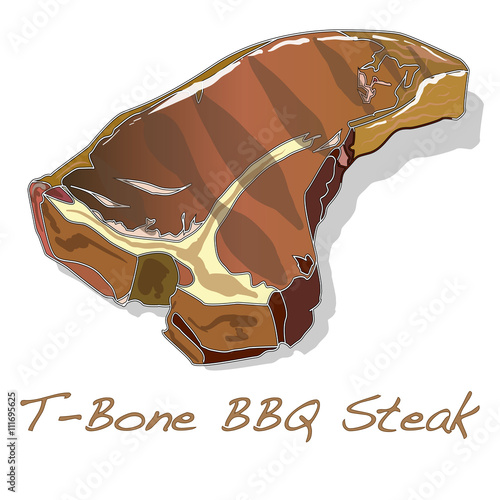Steak BBQ vector