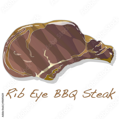 Steak BBQ vector