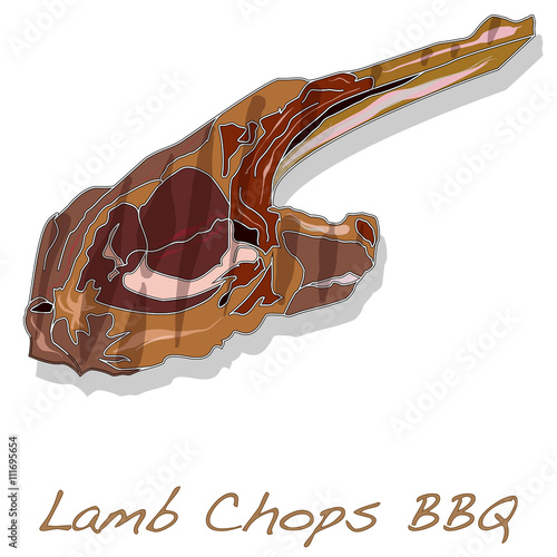 Steak BBQ vector