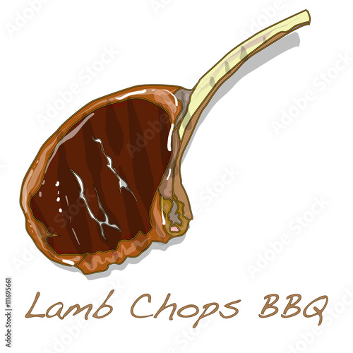 Steak BBQ vector