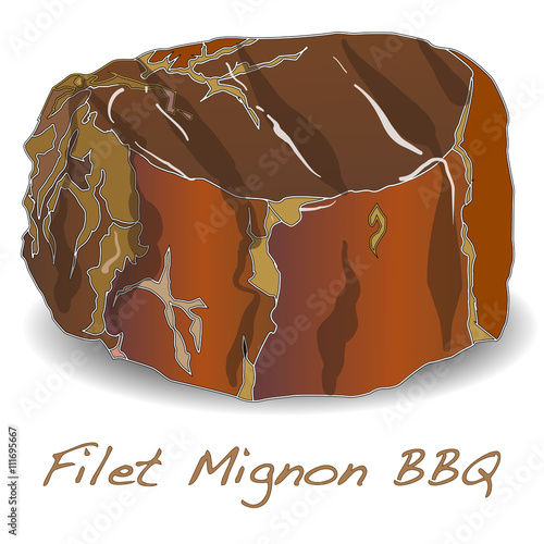 Steak BBQ vector