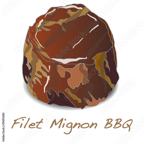 Steak BBQ vector
