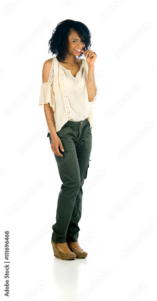 female model attractive woman on plein background with copy spac female model attractive woman on plein background with copy spac
