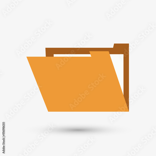 File design. security icon. Isolated illustration