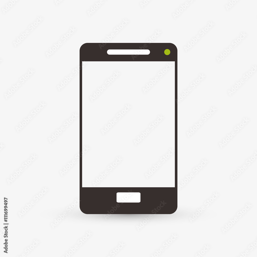 Smartphone design. Technology icon. Isolated illustration Smartphone design. Technology icon. Isolated illustration