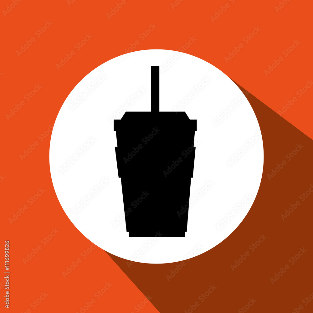 Obraz premium fast food design 