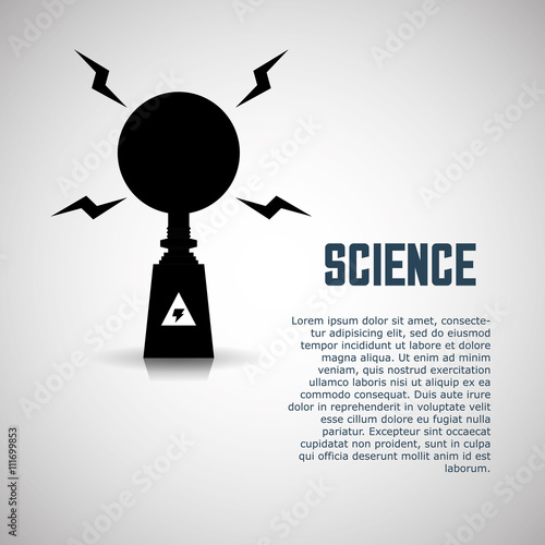 Science icon. laboratory concept.  Flat illiustration
