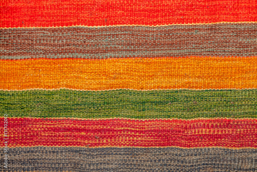 Obraz premium Colorful striped carpet