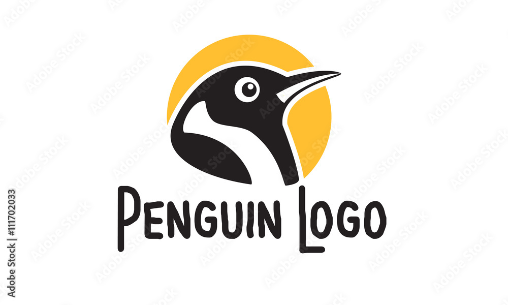 Fototapeta premium Penguin Logo Design