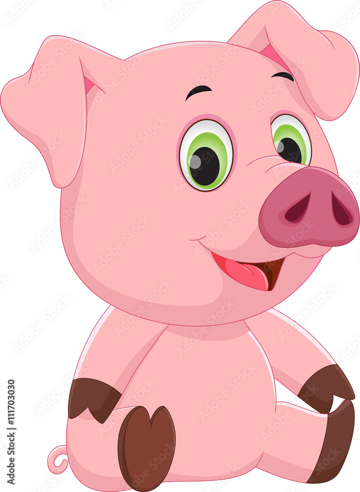 cute baby pig cartoon cute baby pig cartoon