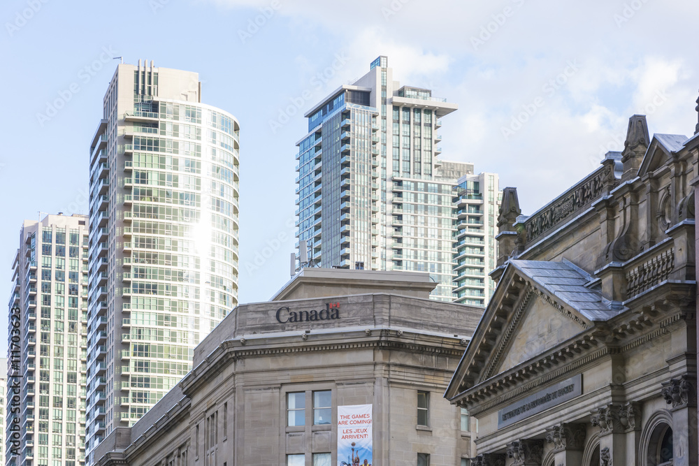Fototapeta premium Four steps to toronto