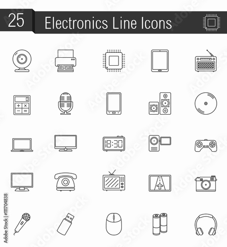 Electronics Icons photo